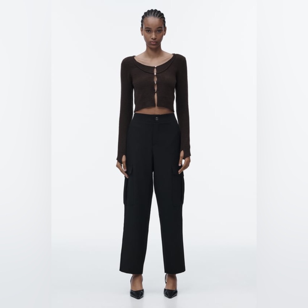 NWT Zara Straight Fit Cargo Pants